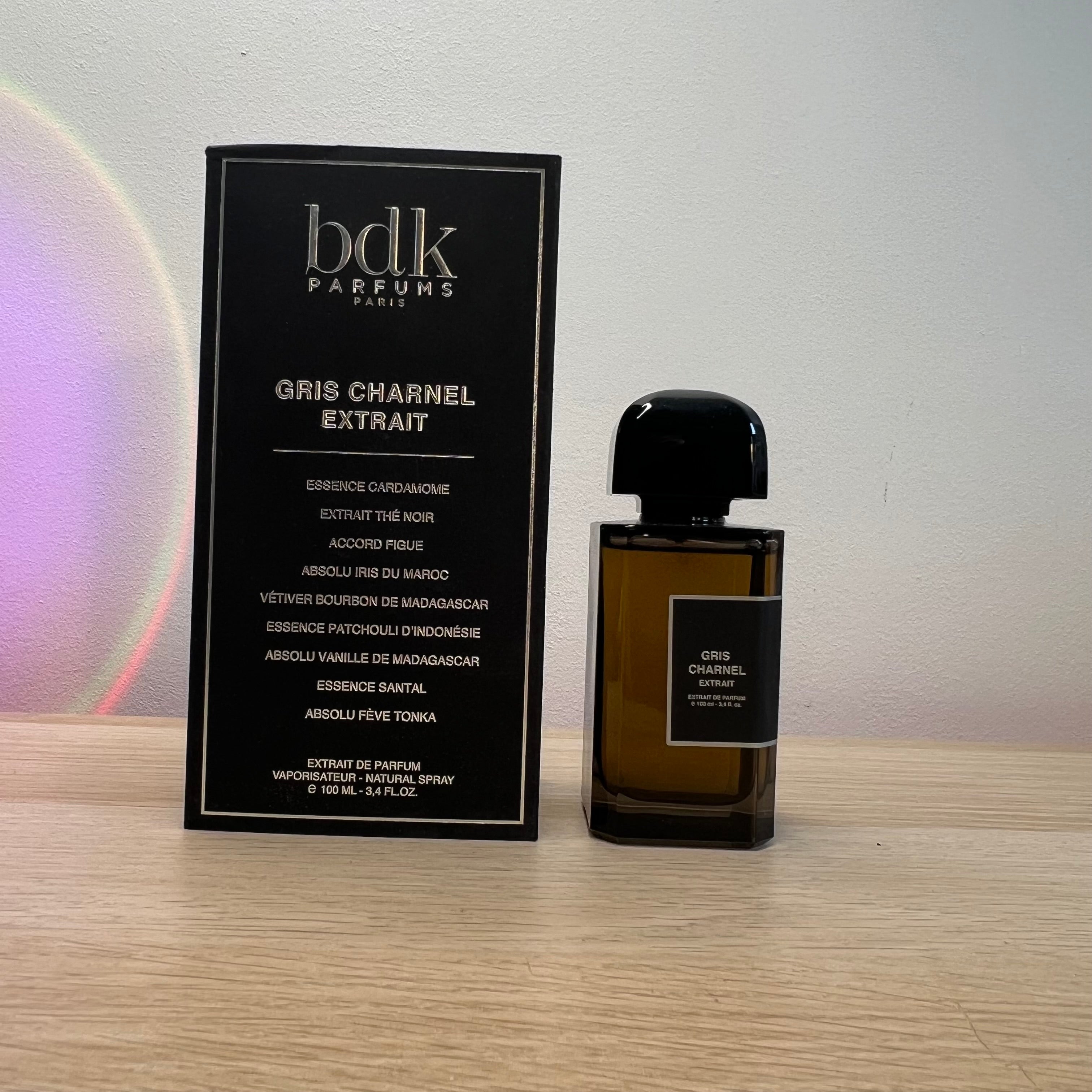Gris charnel – extrait de parfum (100 ml, 95% restant, avec boîte) | BDK PARFUMS