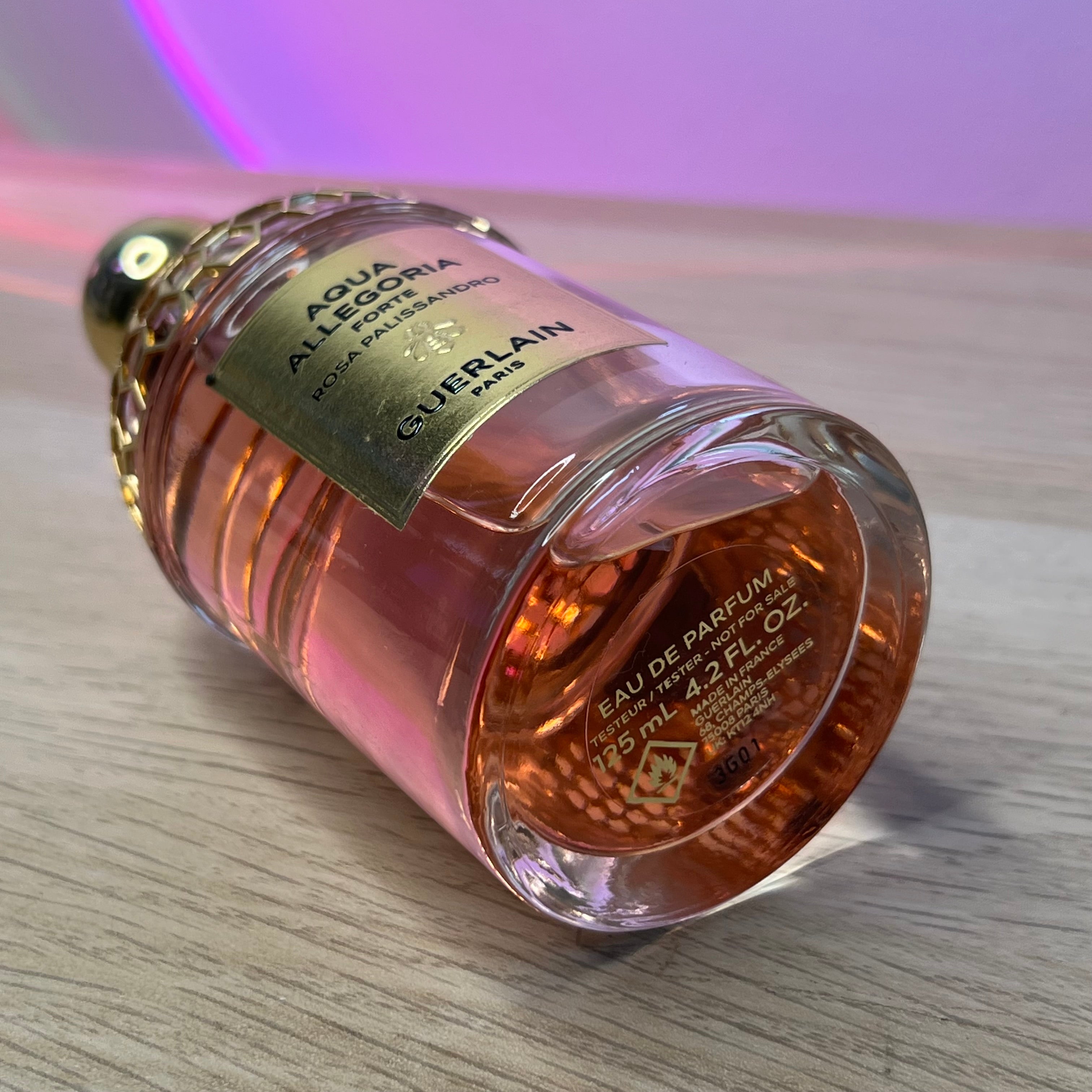 Aqua Allegoria Forte Rosa Palissandro – EDP (125 ml, 100% restant, avec boîte) | Guerlain