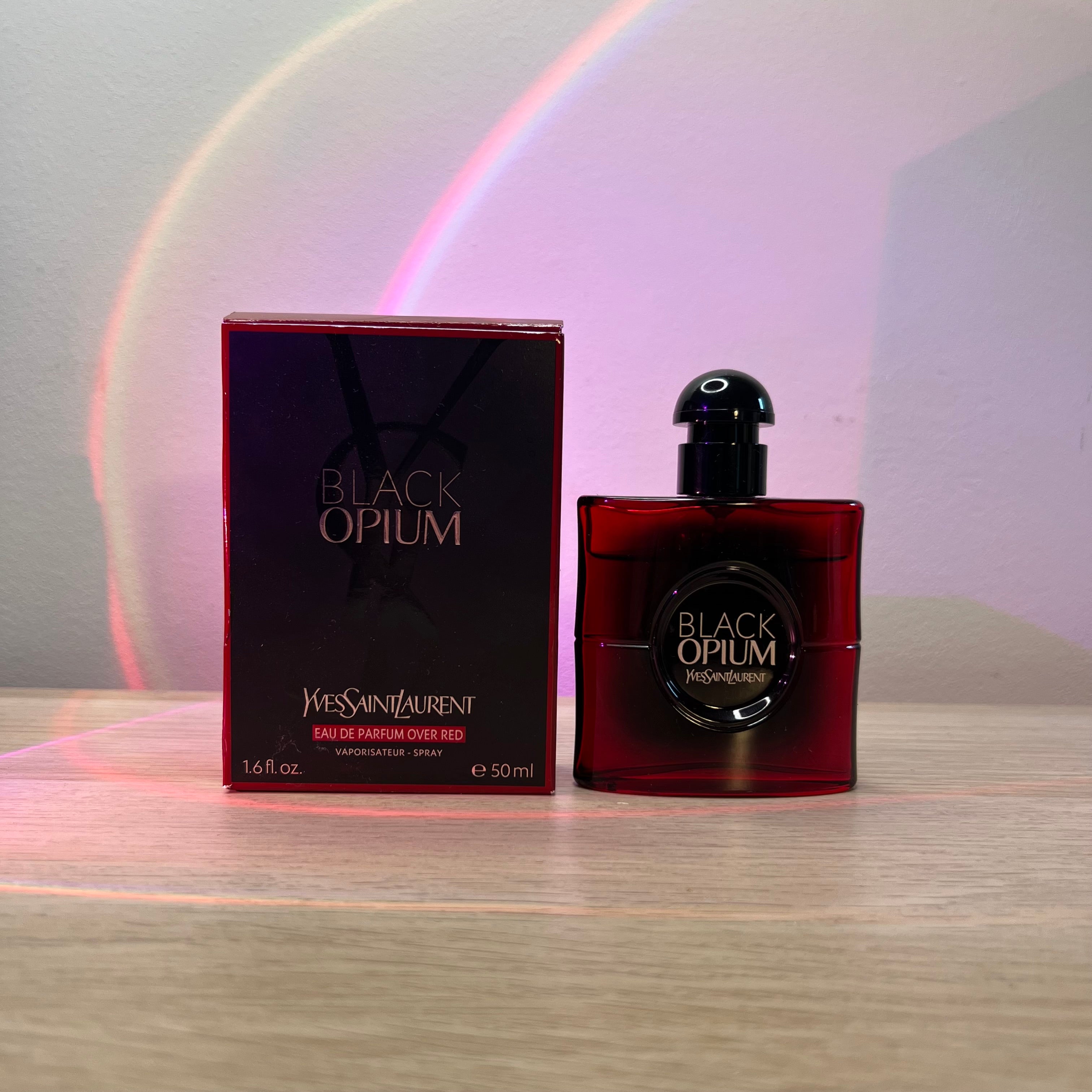 Black Opium OVER RED – EDP (50 ml, 90% restant, avec boîte) | YSL
