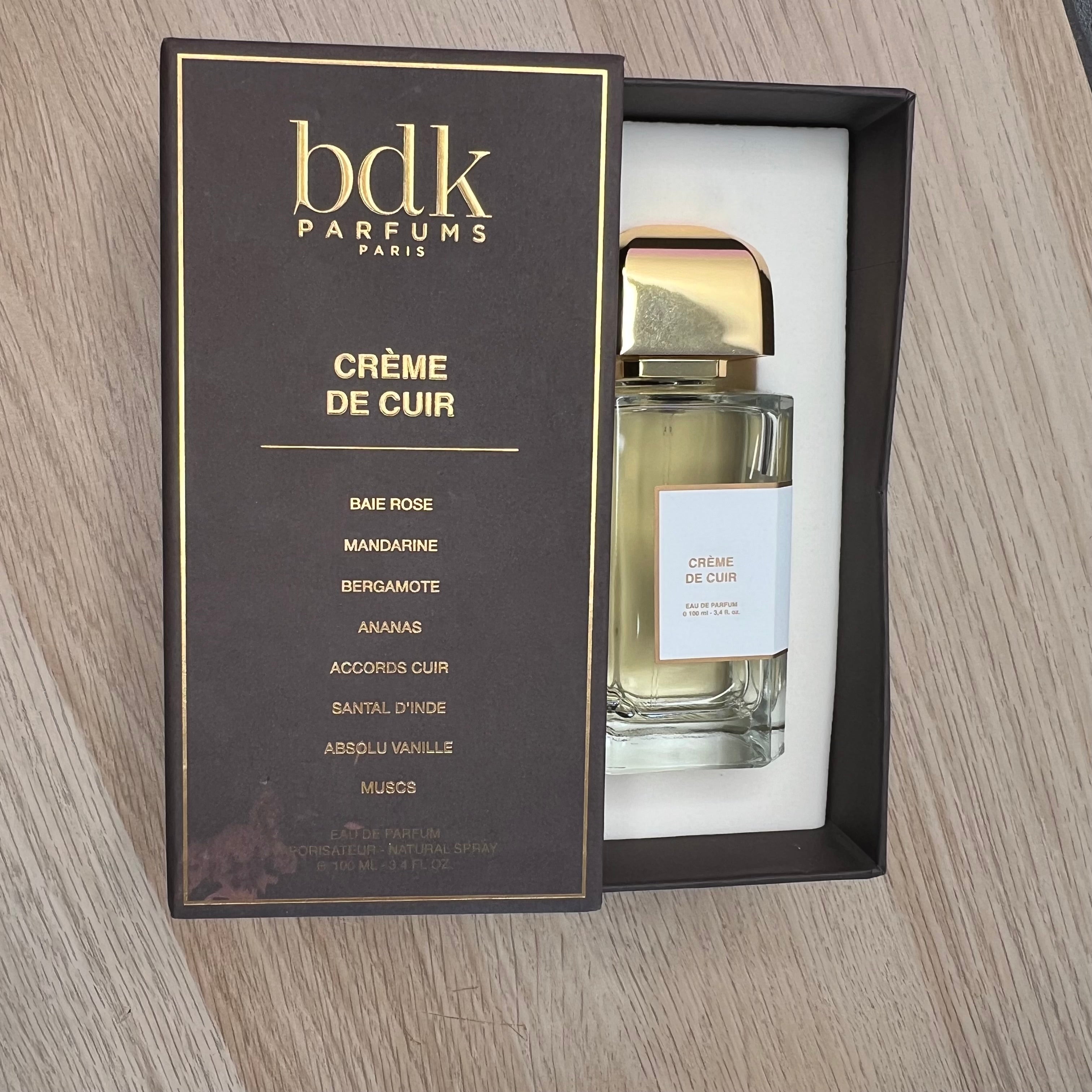 Crème de cuir – EDP (100 ml, 95% restant, avec boîte) | BDK PARFUMS