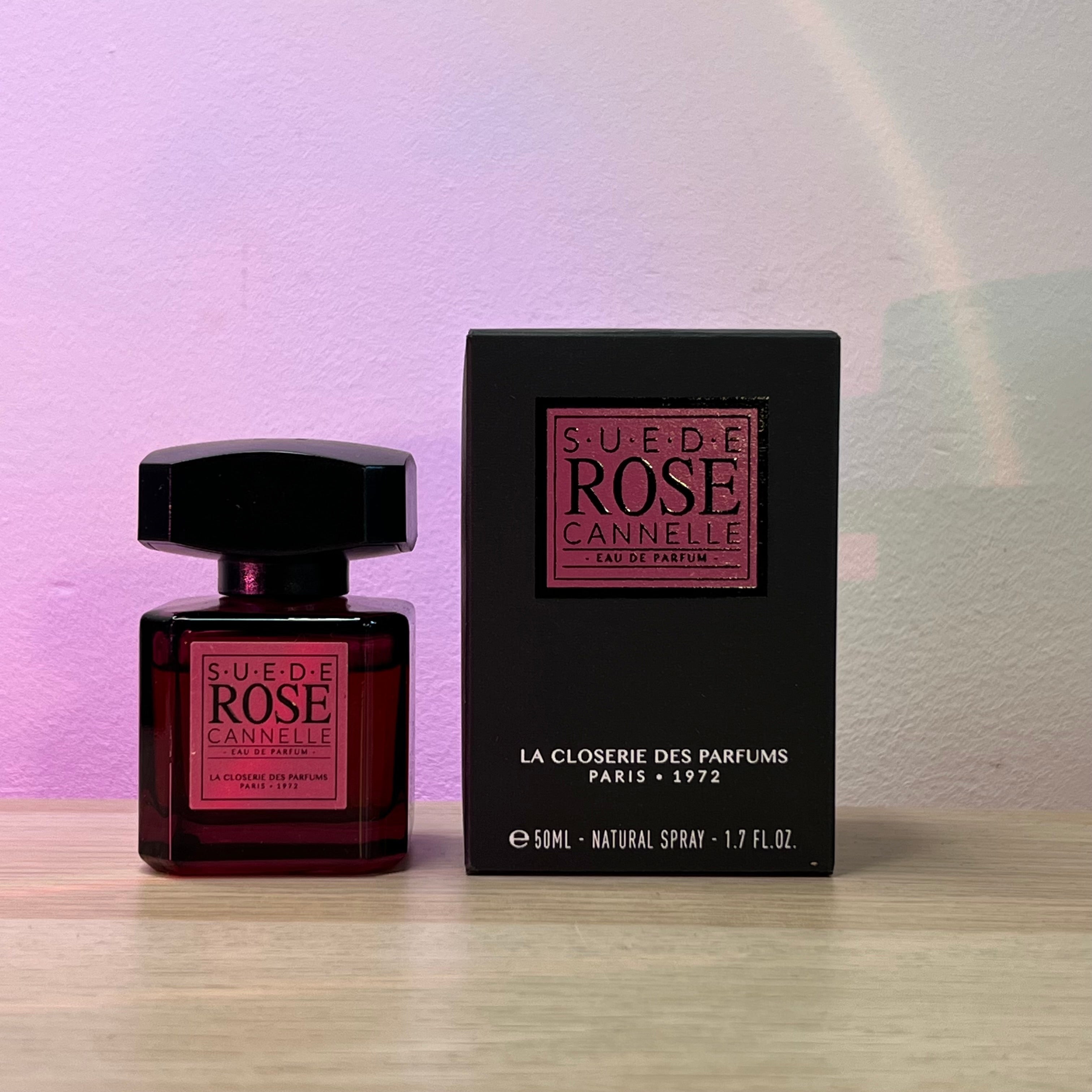 Suède rose cannelle – EDP (50 ml, 80% restant, avec boîte) | La closerie des parfums