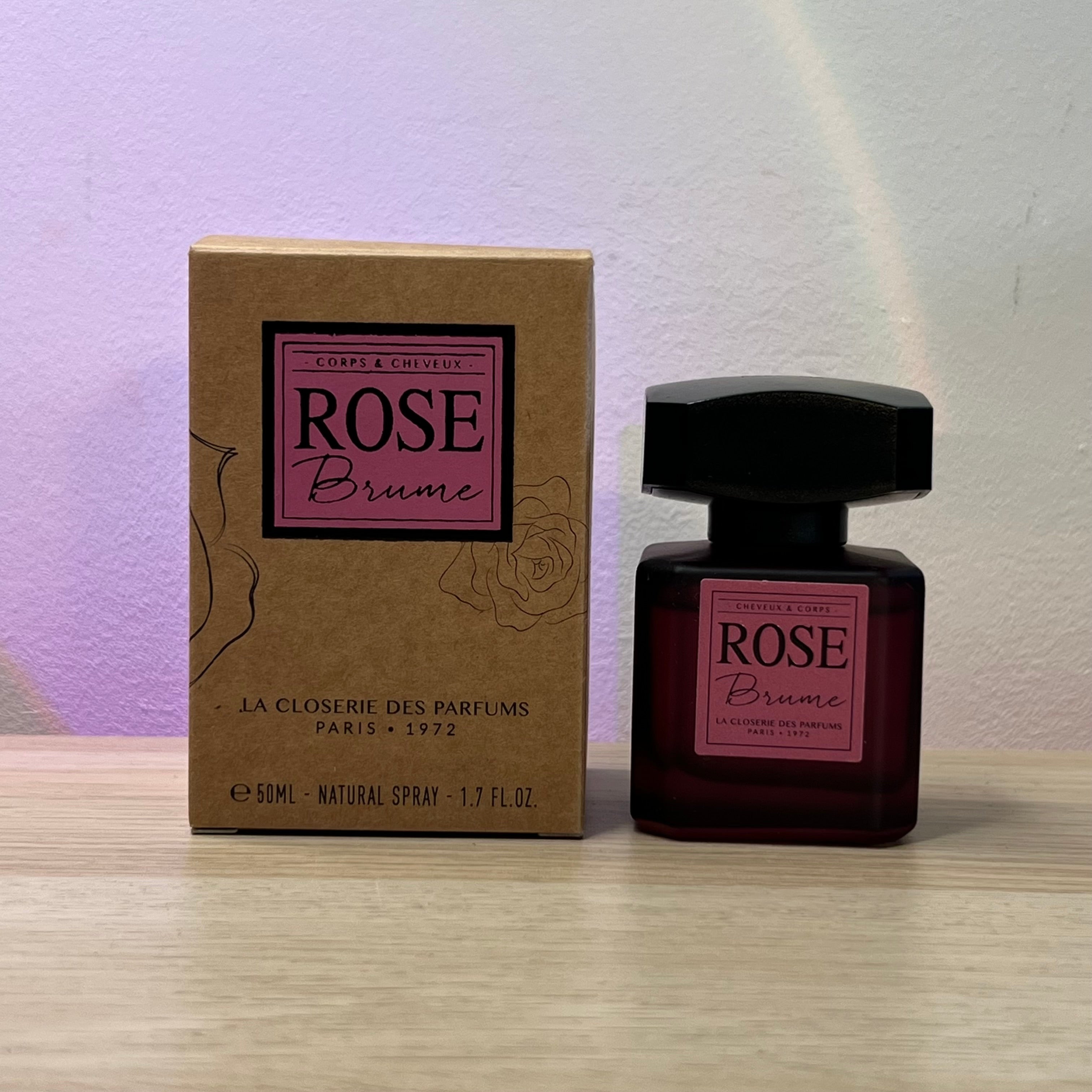 Rose brume – brume (50 ml, 80% restant, avec boîte) | La closerie des parfums