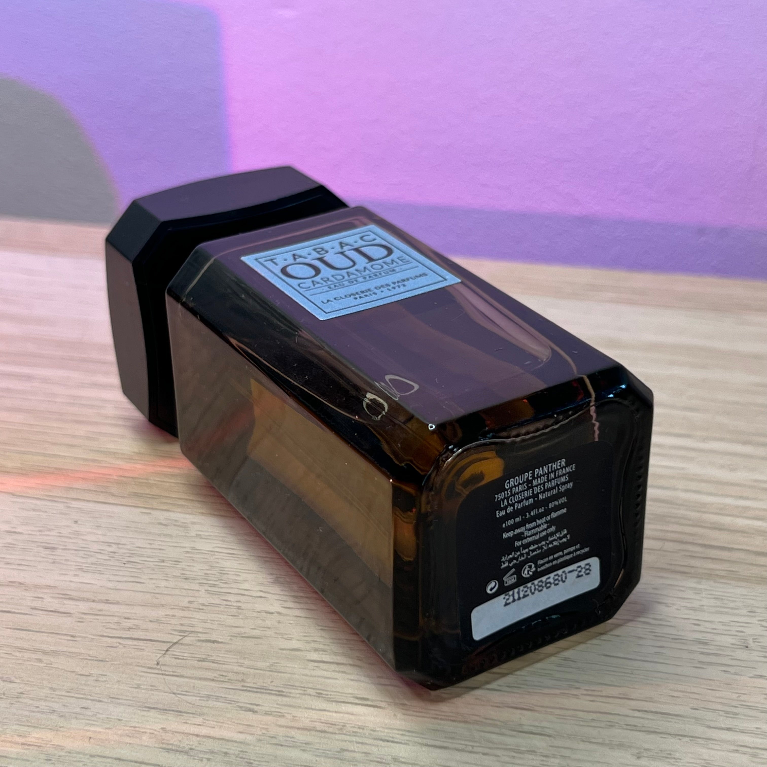Tabac oud cardamome – EDP (100 ml, 95% restant, avec boîte) | La closerie des parfums
