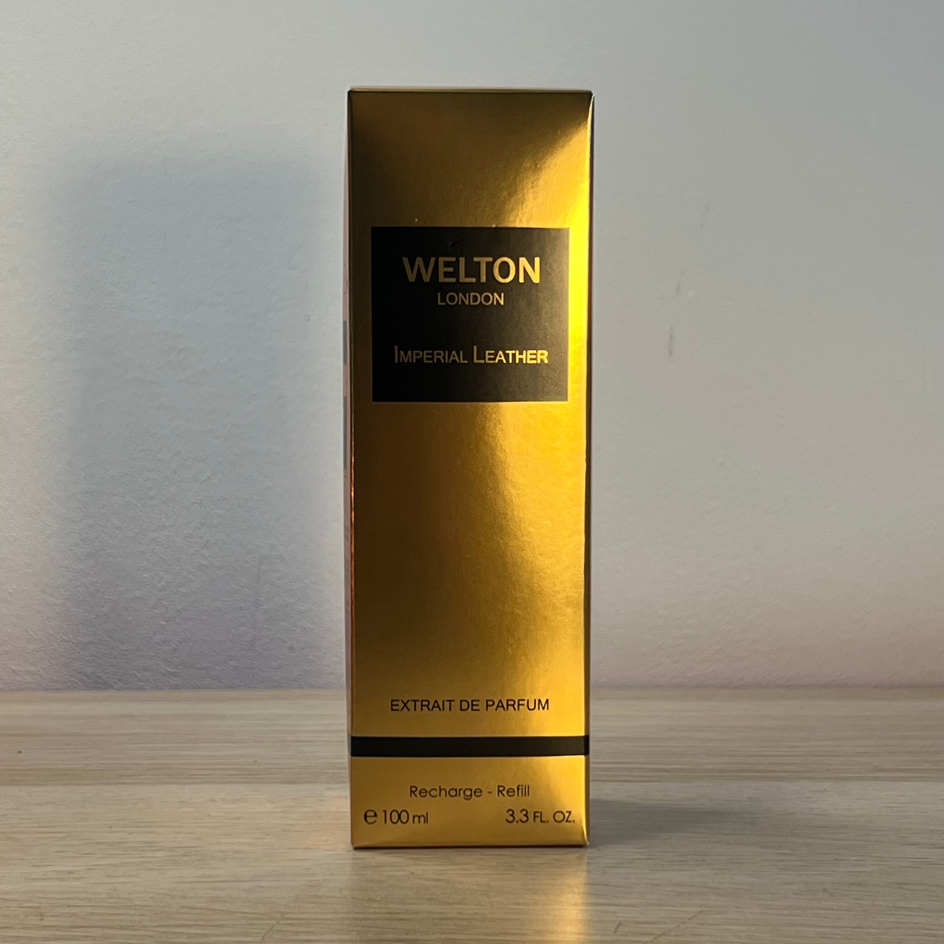 Impérial leather – Coffret (50 ml + Recharge 100 ml) – Extrait de parfum (150 ml, 100% restant, avec boîte) | Welton London