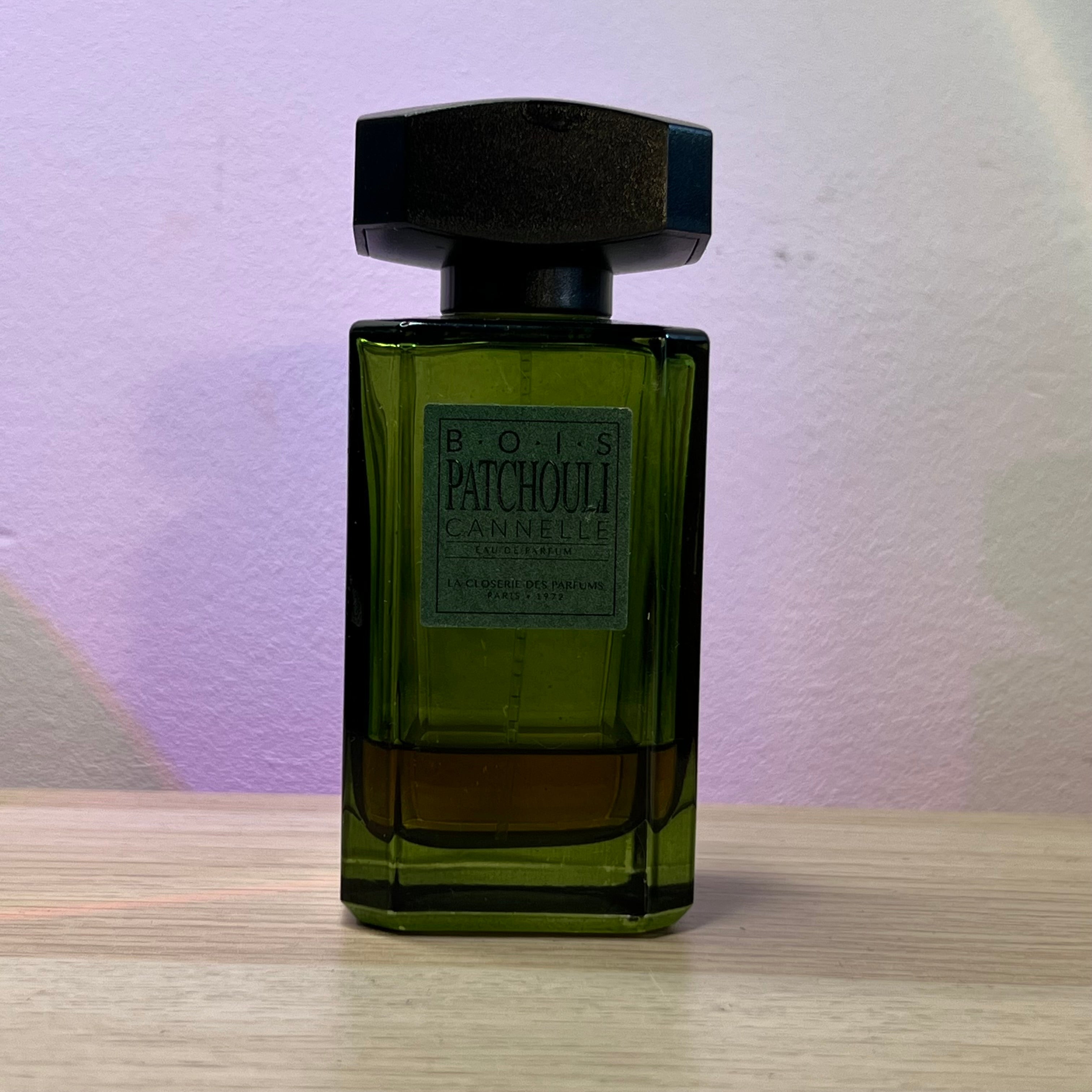 Bois patchouli cannelle – EDP (100 ml, 15% restant, sans boîte) | La closerie des parfums