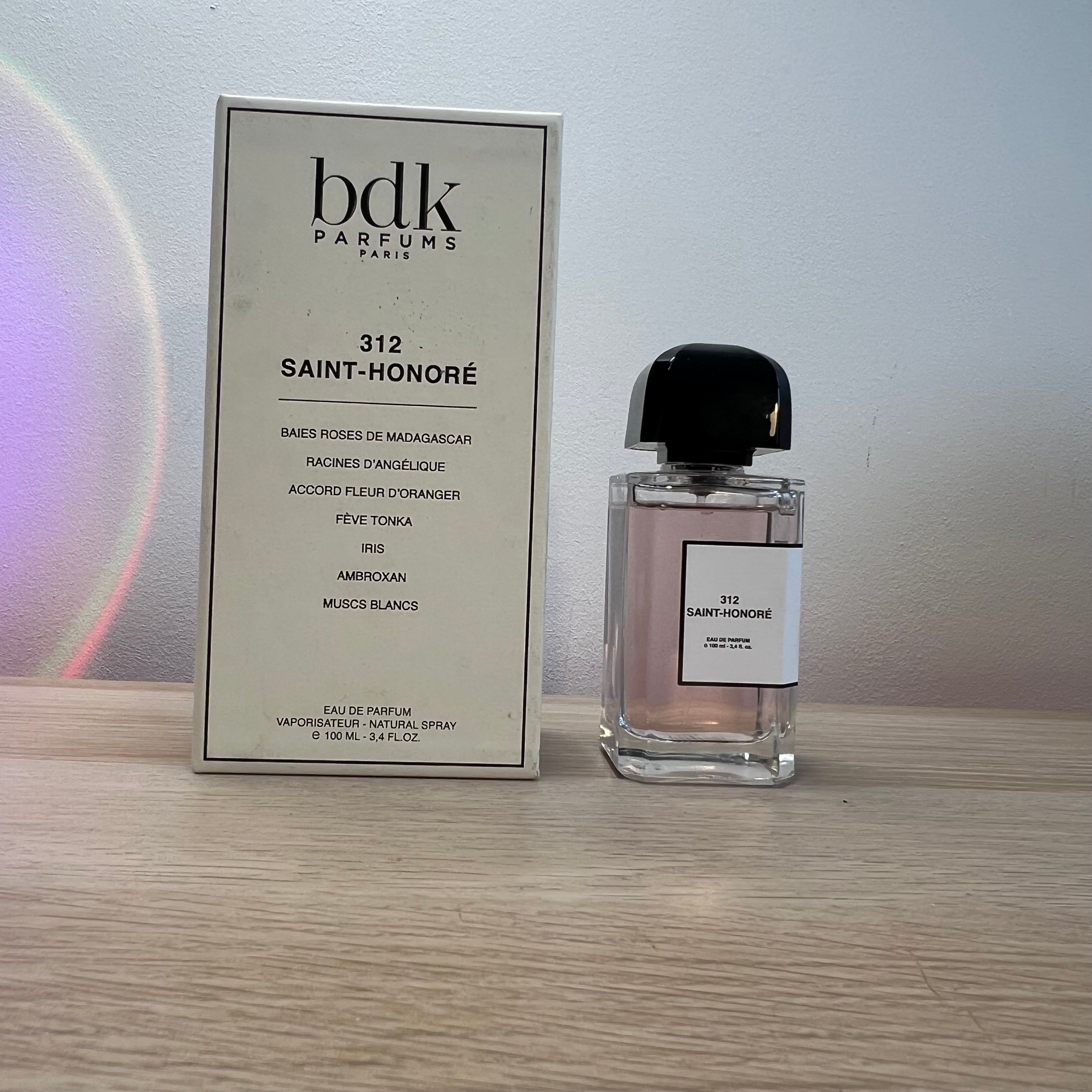 312 saint-honoré – EDP (100 ml, 90% restant, avec boîte) | BDK PARFUMS