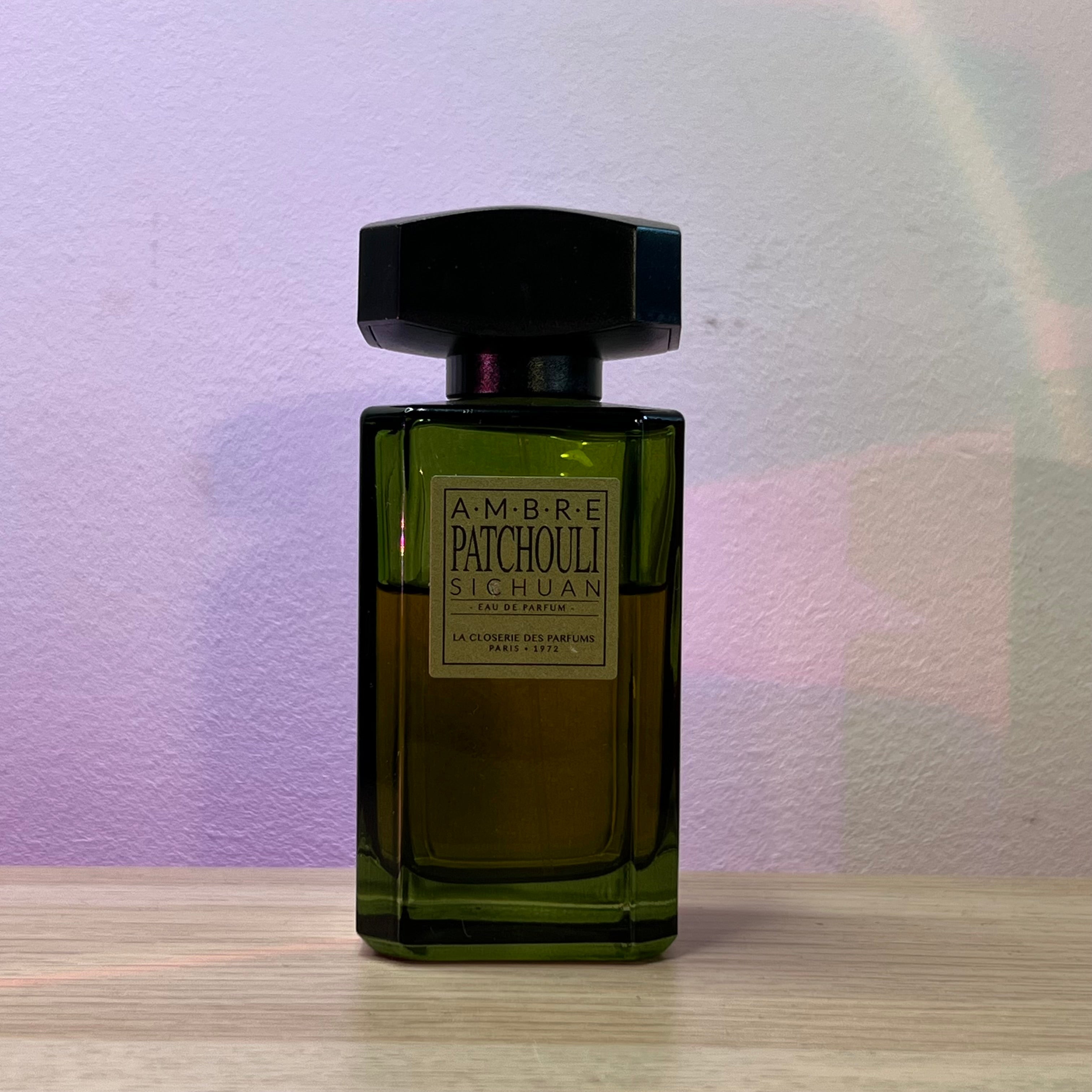 Ambre patchouli Sichuan – EDP (100 ml, 70% restant, sans boîte) | La closerie des parfums