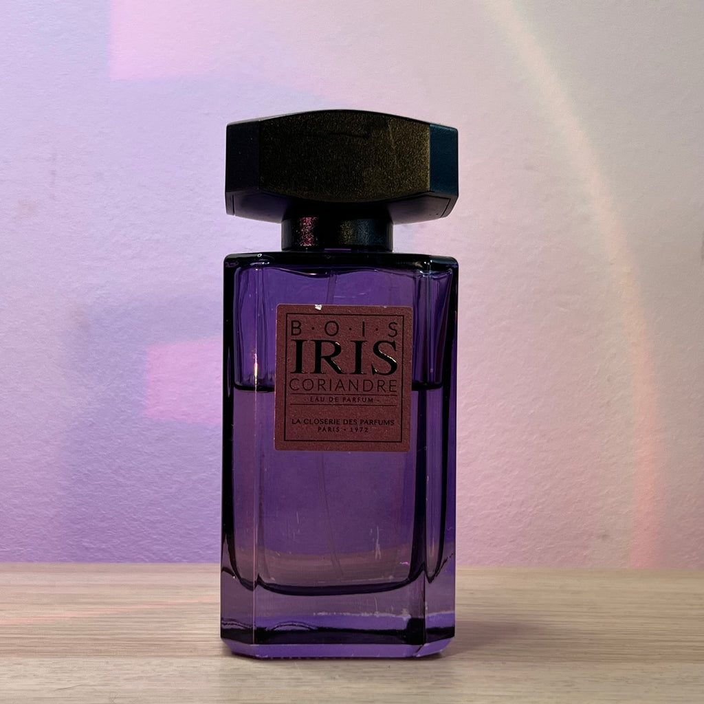 Bois iris Coriandre – EDP (100 ml, 70% restant, sans boîte) | La closerie des parfums