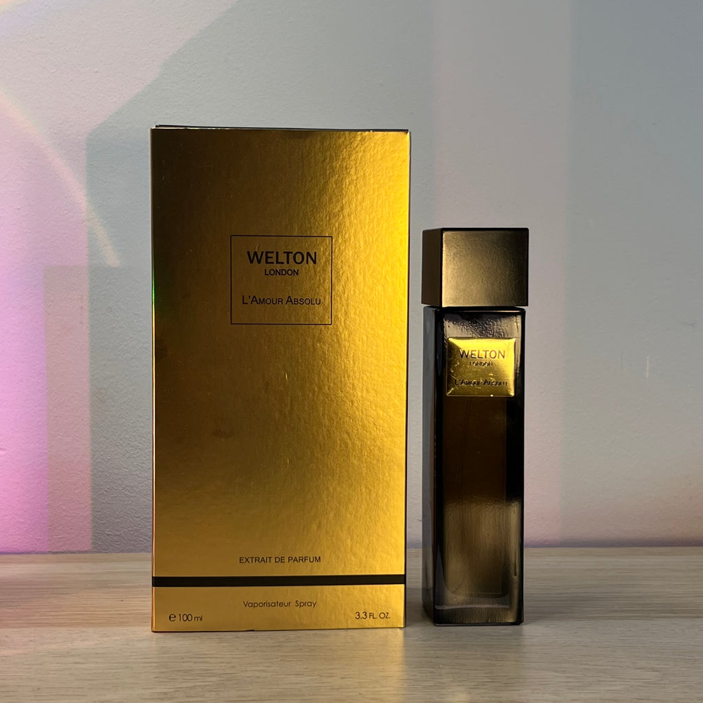 L’amour absolu – Extrait de parfum (100 ml, 85% restant, avec boîte) | Welton London