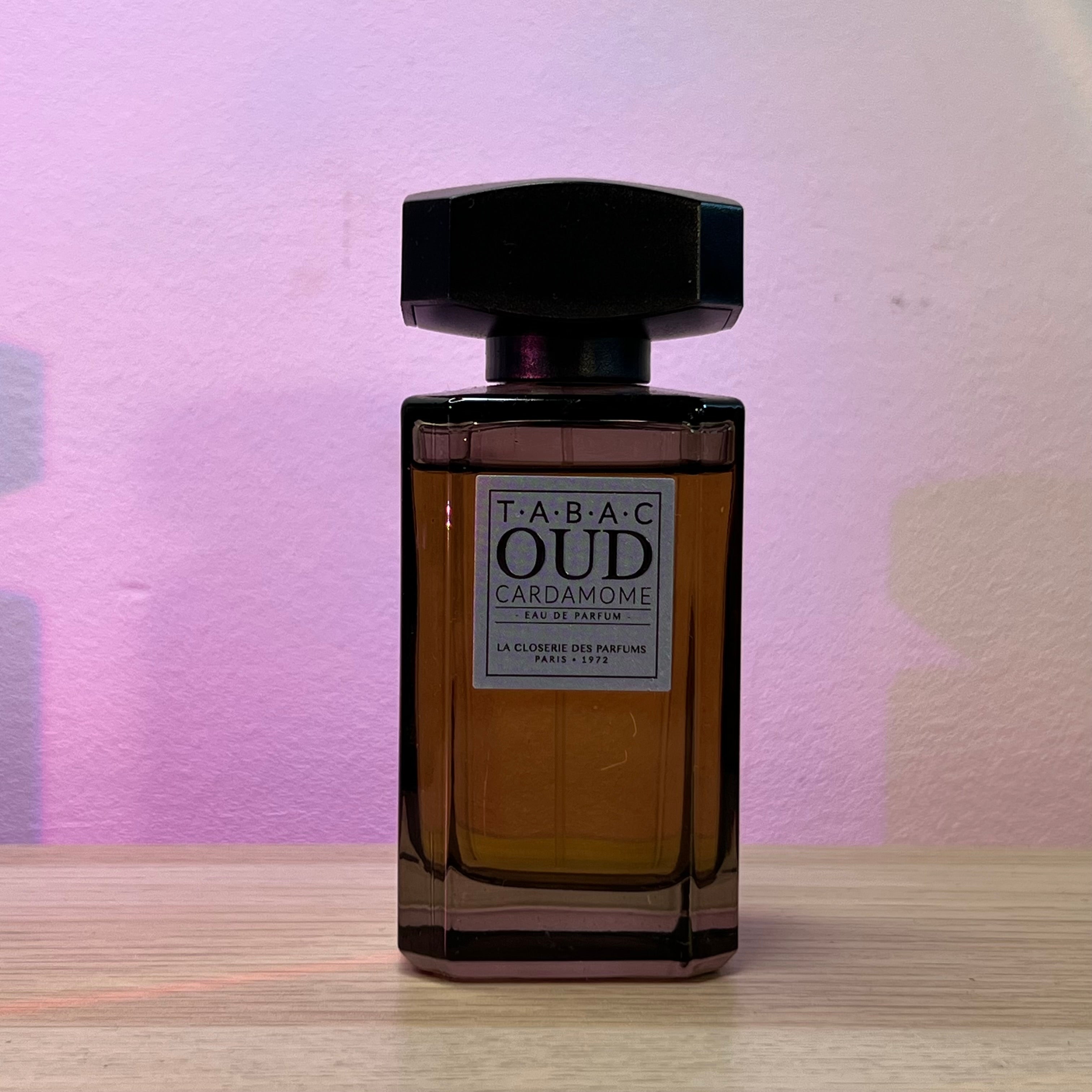 Tabac oud cardamome – EDP (100 ml, 95% restant, avec boîte) | La closerie des parfums