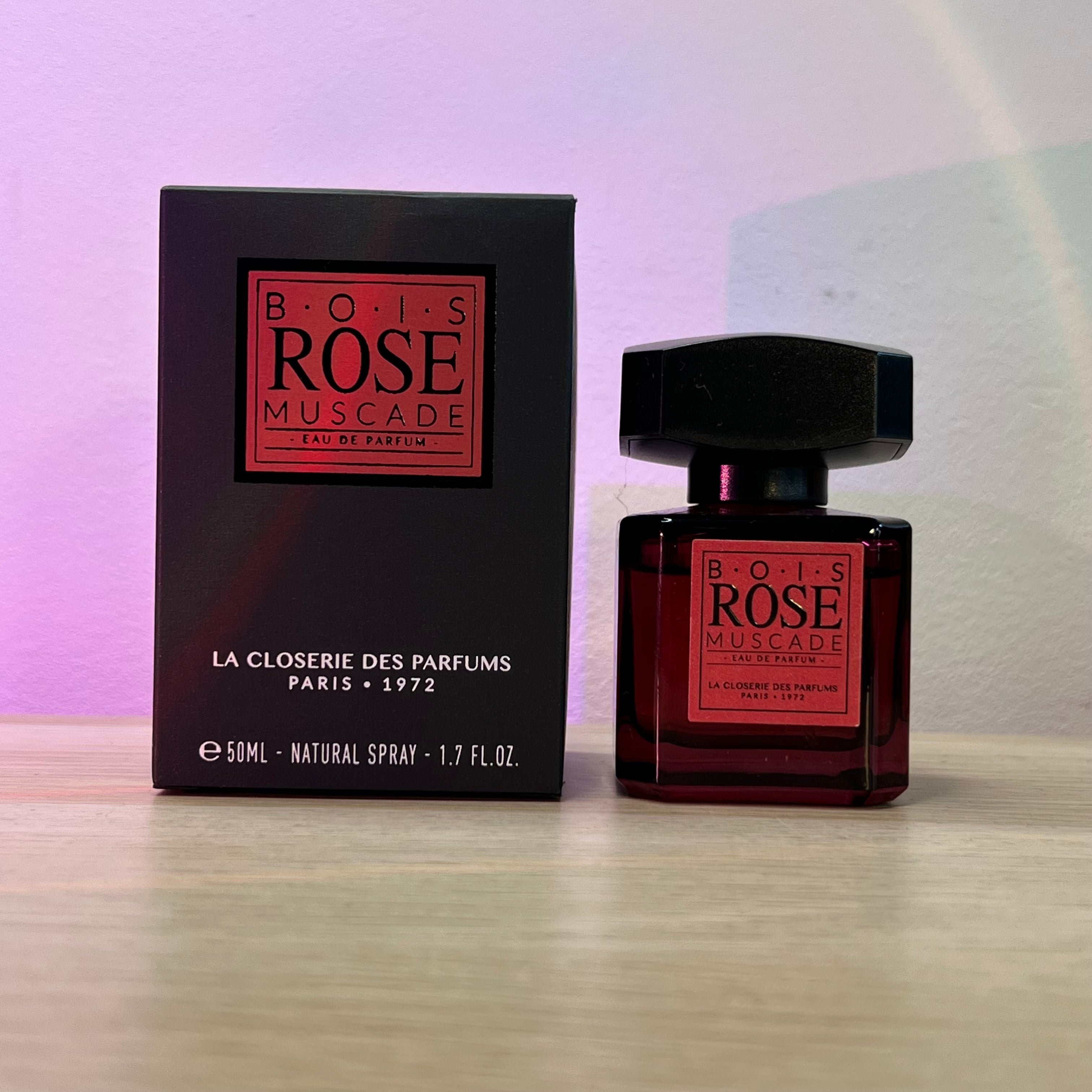 Bois rose muscade – EDP (50 ml, 90% restant, avec boîte) | La closerie des parfums