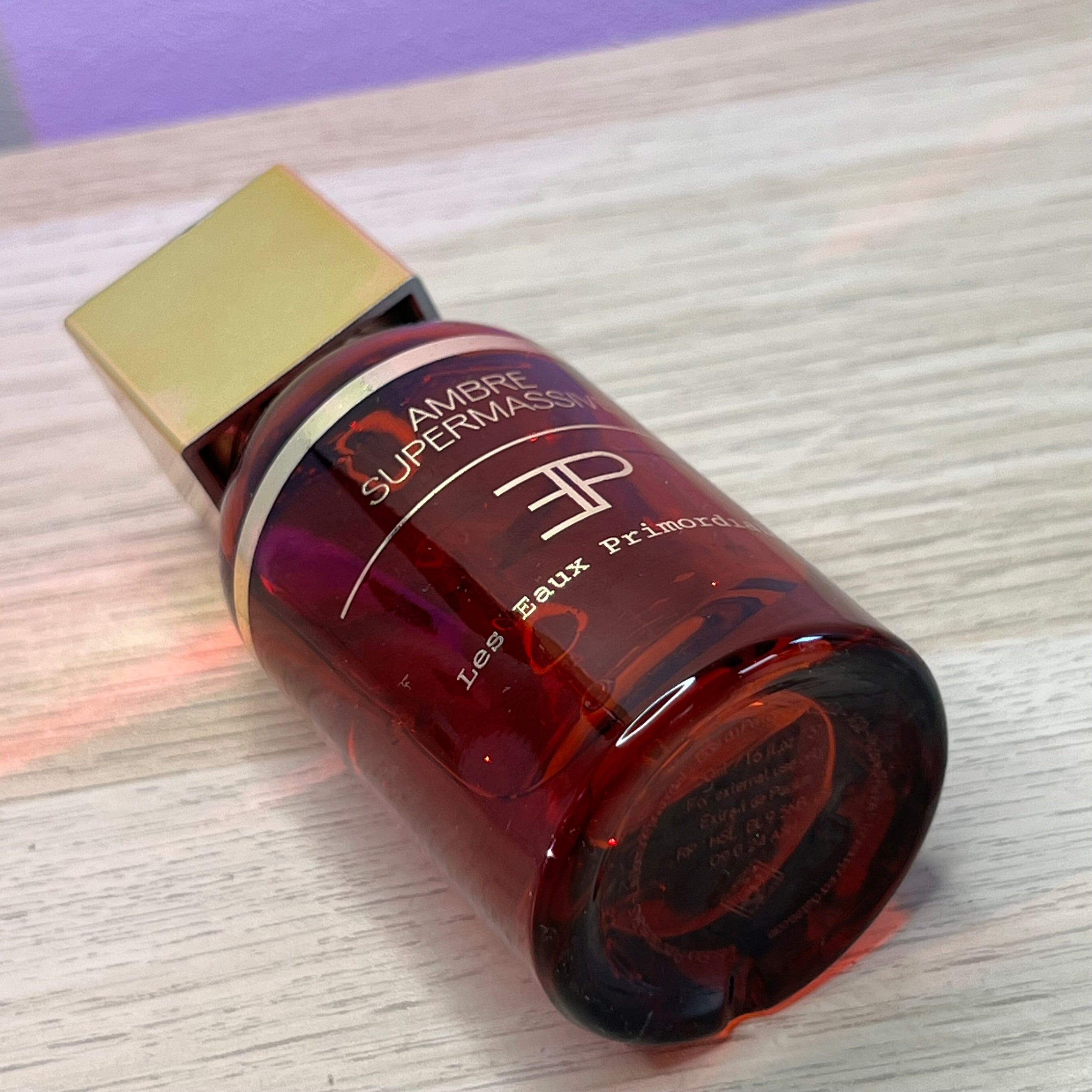 Ambre supermassive – EDP (50 ml, 80% restant, avec boîte) | Les eaux primordiales