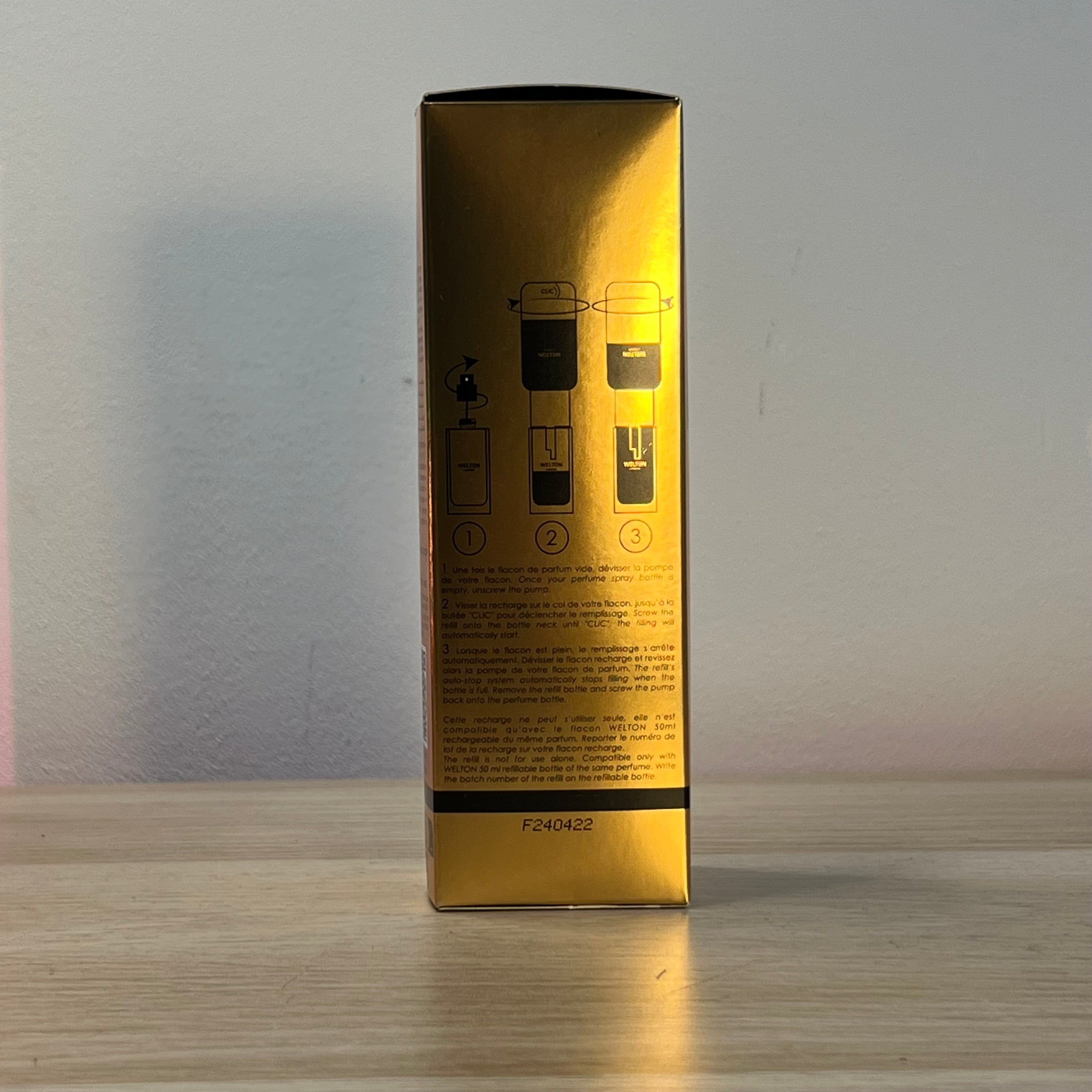 Impérial leather – Coffret (50 ml + Recharge 100 ml) – Extrait de parfum (150 ml, 100% restant, avec boîte) | Welton London