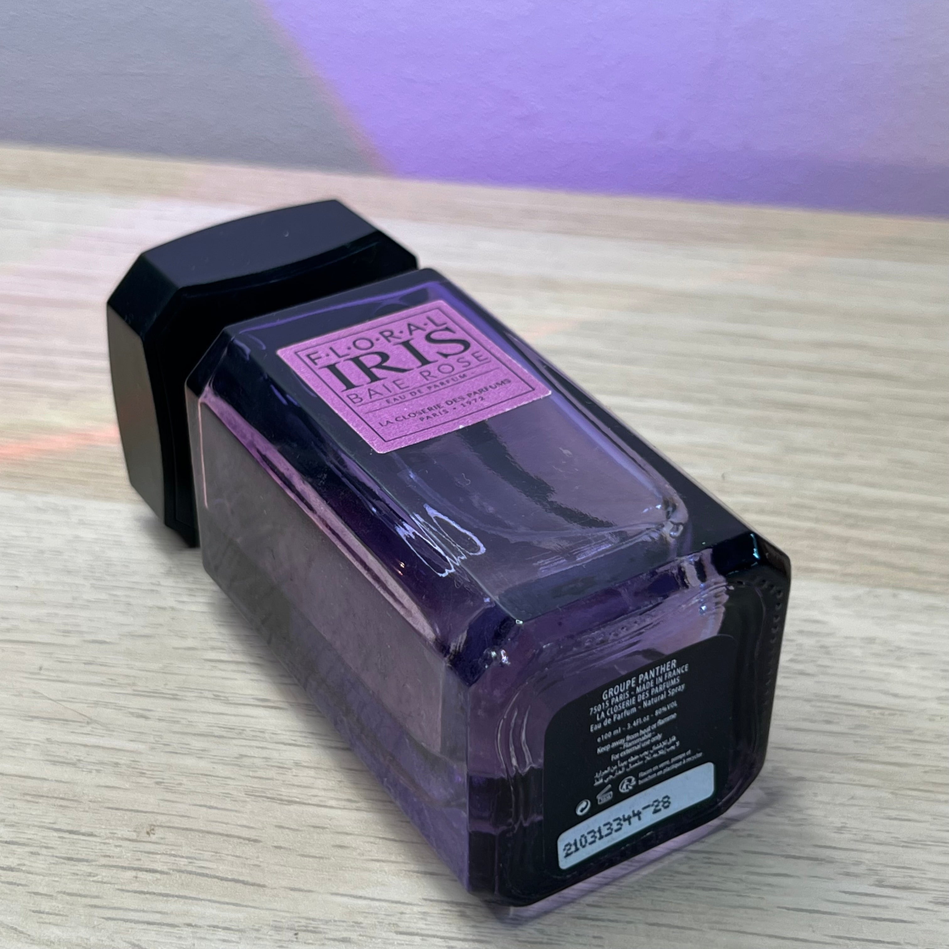 Floral Iris baie rose – EDP (100 ml, 25% restant, sans boîte) | La closerie des parfums