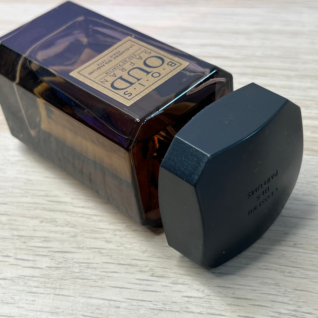Bois oud safran – EDP (100 ml, 90% restant, avec boîte) | La closerie des parfums