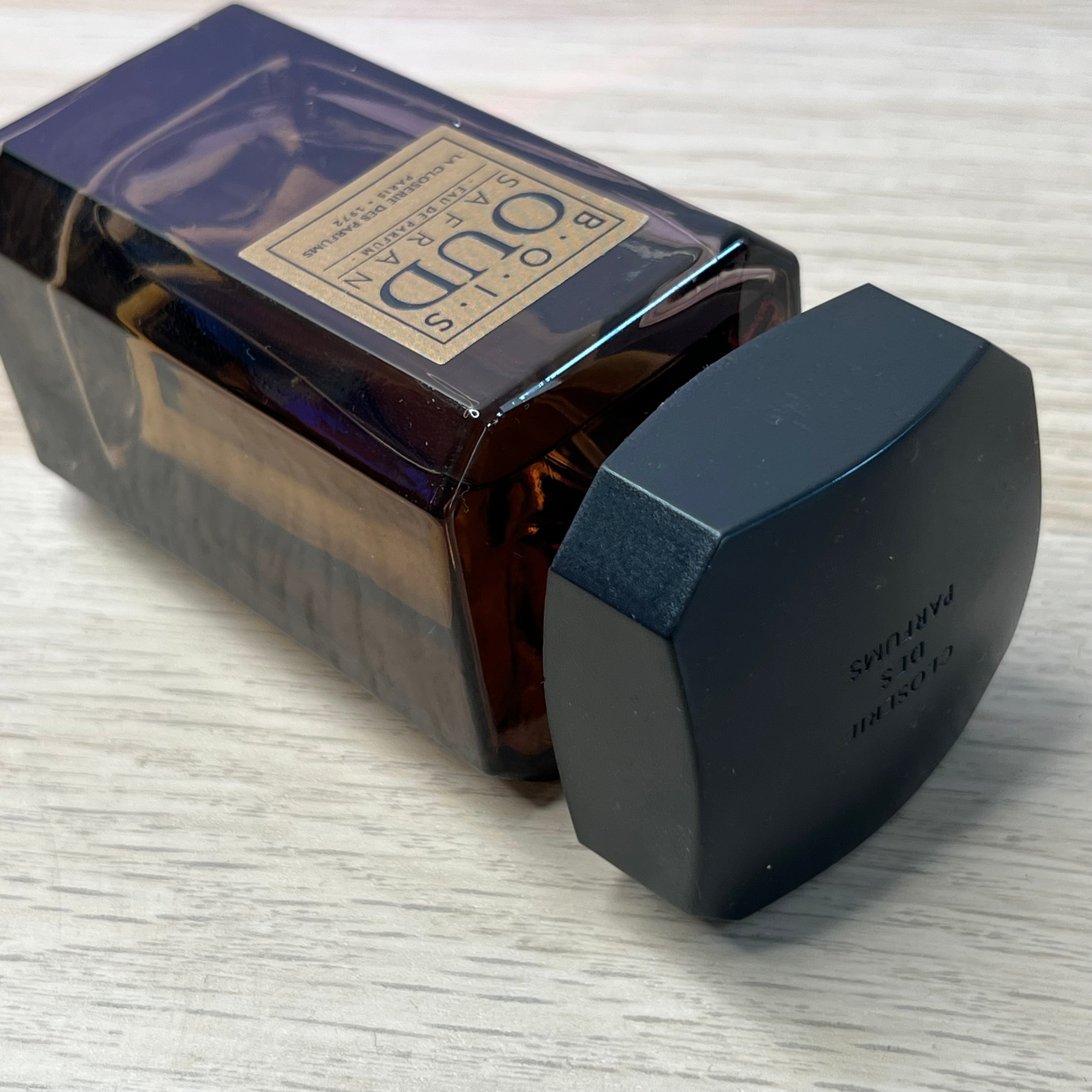 Bois oud safran – EDP (100 ml, 90% restant, avec boîte) | La closerie des parfums