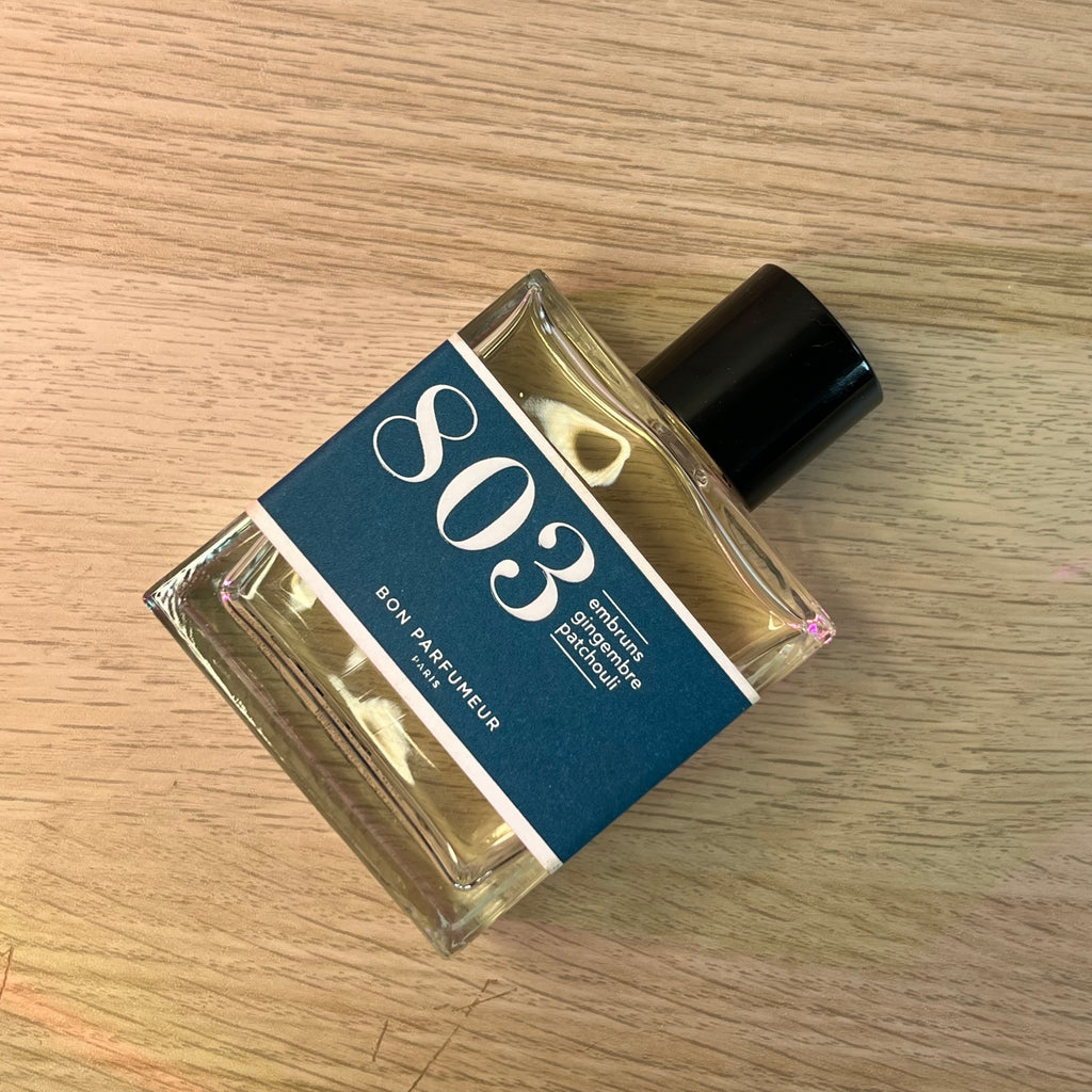 Bon Parfumeur – 803 | Cardamome, Cèdre & Musc (100 ml – 60 % restant)