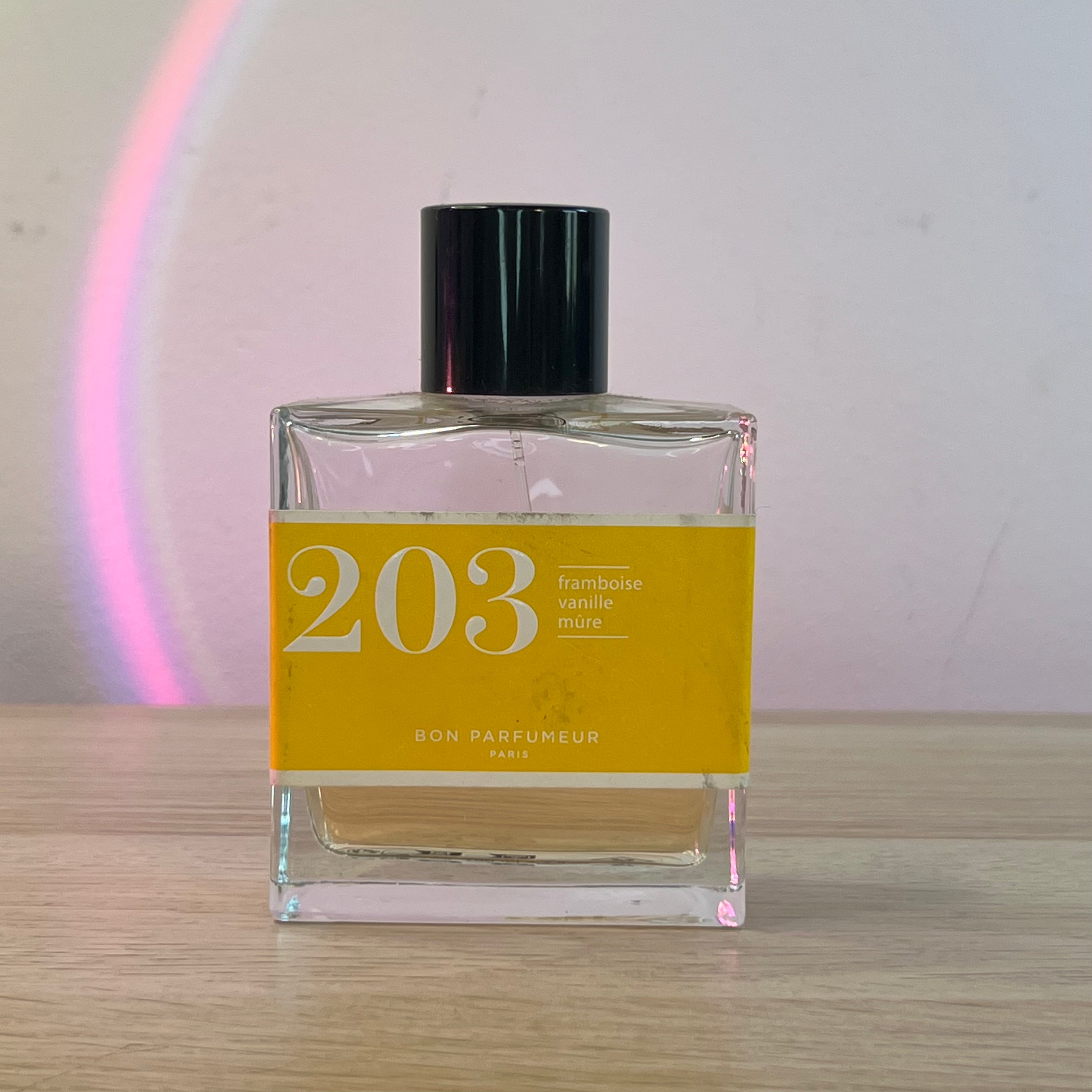 Bon Parfumeur – 203 | Framboise, Jasmin & Vanille (100 ml – 60 % restant)